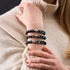 Orion | Bracelet en argent sterling 925 | Verre lunaire